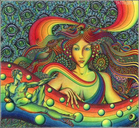 Traditional Psychedelic Drawings By Jeff Hopp Andrei Verner