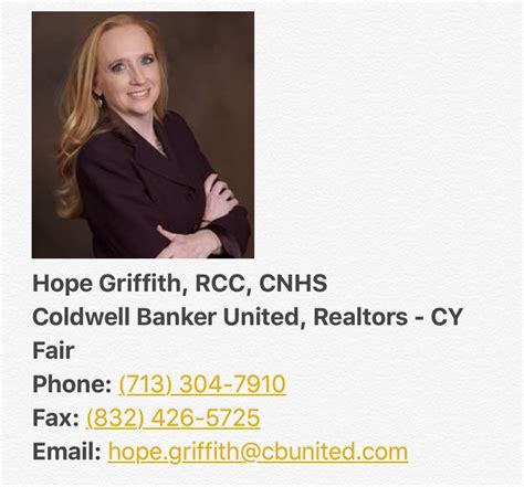 My Contact Information Coldwell Banker Real Estate The Unit Real Estates
