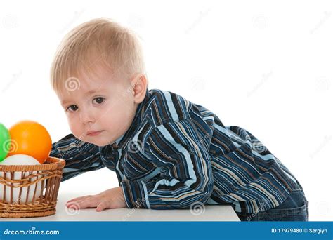Trying To Get The Toy Stock Photo Image Of Kindergarten 17979480