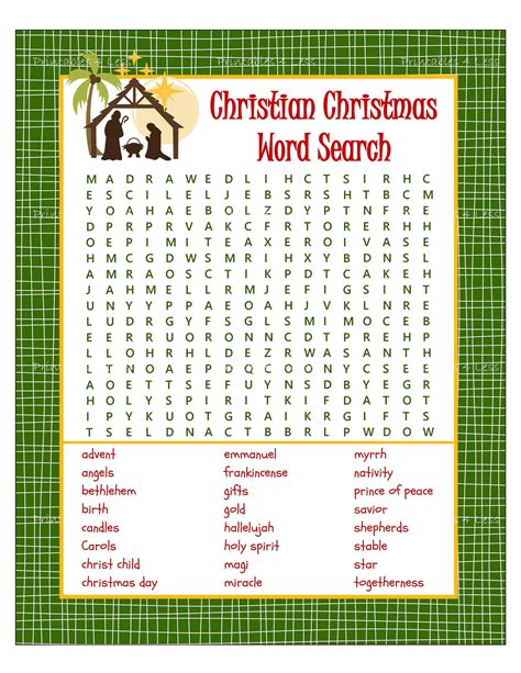 Best Printable Christmas Word Search Mason Website