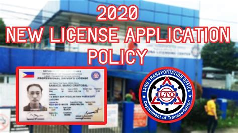 2020 Driver License Policy Bagong Patakaran Sa Pagkuha Ng Lisensya