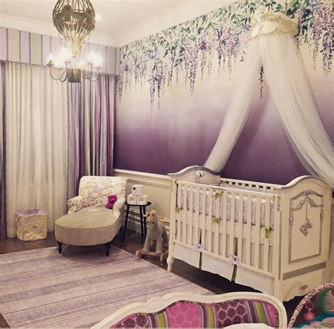 Lavender Nursery Featuring New Arrivals Sweet Violet Lavender Baby