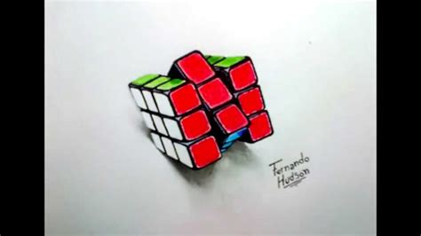 How To Draw Rubiks Cube Como Desenhar Cubo Magico Youtube Images And