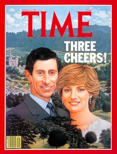 Time Magazine Cover Prince Charles And Princess Diana Aug 3 1981