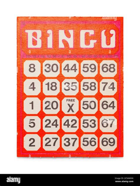 Bingo Card Hi Res Stock Photography And Images Alamy