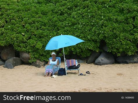 Senior Woman At The Beach Free Stock Images And Photos 1439400