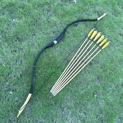 20 60lbs Archery Recurve Bows Traditional Handmade Longbow Hunting