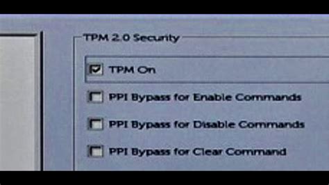 How To Enable The Tpm Trusted Platform Module On Dell Pc For Windows