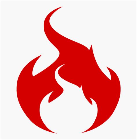 Red Fire Flame Logo Red Fire Symbol Png Transparent Png Kindpng
