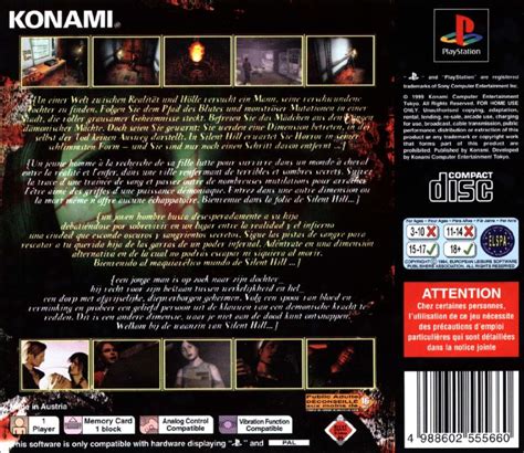 Silent Hill 1999 Playstation Box Cover Art Mobygames