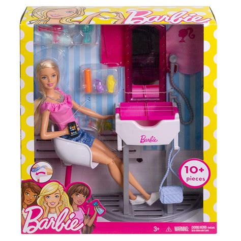 Barbie Hair Salon Playset With Doll Barbie Playsets Toydip