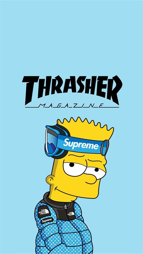 Bart Simpson Cool Supreme Wallpapers Support Us By Sharing The