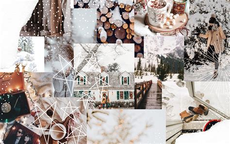 Collage Winter Laptop Wallpapers Wallpaper Cave