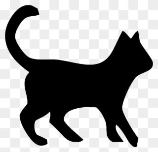 Vintage cat silhouette on white background. Finally Finished Making The Ladybug And Cat Noir Logos ...