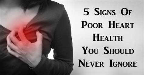 5 Signs Of Poor Heart Health You Should Never Ignore David Avocado Wolfe