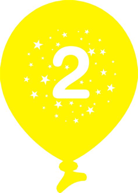 Number 2 Balloon Clipart 20 Free Cliparts Download Images On