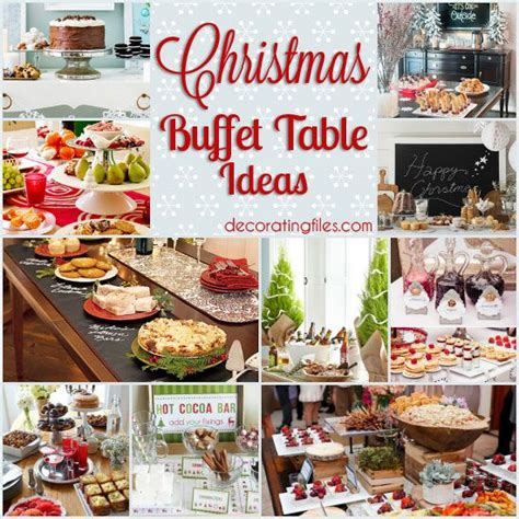 10 Christmas Buffet Table Decorating Ideas Christmas Buffet