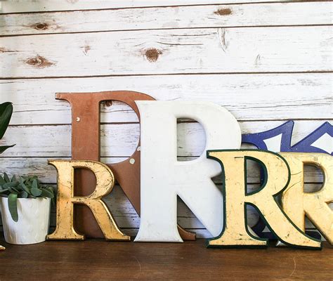 Vintage Shop Letters R By Bonnie And Bell