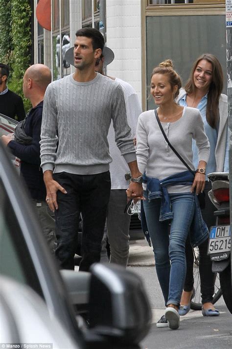 Novak Djokovic Showers Pretty Wife Jelena With Affectio In Milan