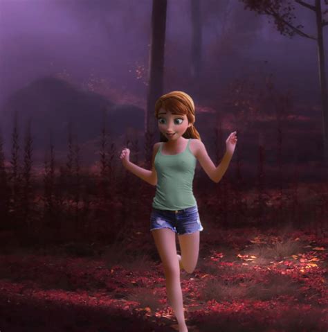 Just Anna Running Through The Northuldra Forest By Rastifan On Deviantart