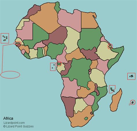 Africa Countries Map Quiz Game - Test your geography knowledge - Africa: countries quiz | Lizard Point