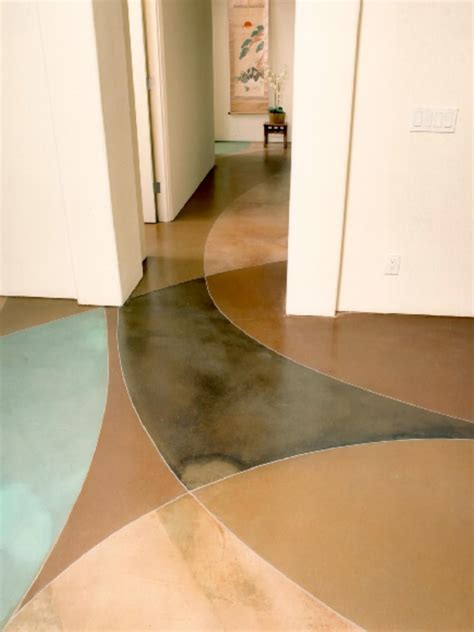 An extra durability layer can be applied to achieve fresh look in your basement floor that really pleasing and attractive in giving better spaces. Basement Floor Paint Options | Stained concrete, Flooring ...