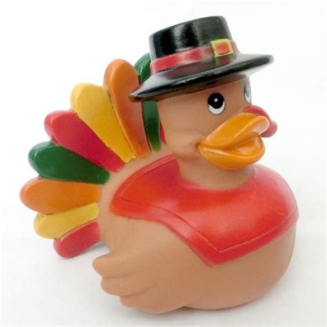 Grateful today for family, friends, faith, freedom, food, football and fun! Rubber Turkey Duck | Rubber duck, Ducky duck, Turkey