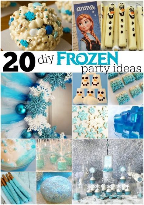 20 Diy Frozen Party Ideas