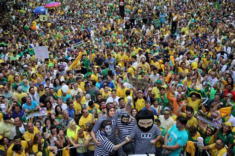 Brazilians Turn Out In Protests Against Embattled President
