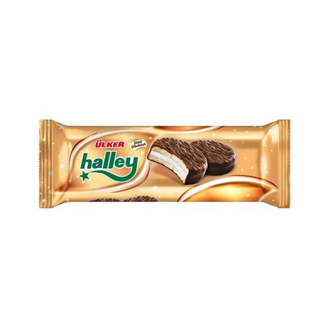 Ülker Halley Chocolate Coated Sandwich Biscuit 8 Pcs 240gbiscuits 300g
