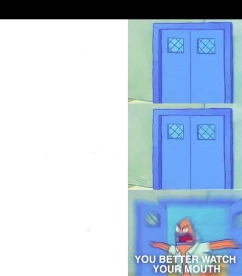 Triggered Spongebob Fish Blank Template Imgflip