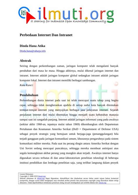 PDF Perbedaan Internet Dan Intranet Ilmuti Orgilmuti Org 03