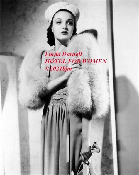 Linda Darnell Hotel For Women ©2021bjm In 2022 Women Linda Fashion
