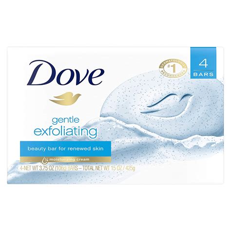 Dove soap is known as a beauty bar because it is designed to help you look and feel your best. Dove Beauty Bar Soap Gentle Exfoliating Mositurizing Clean ...
