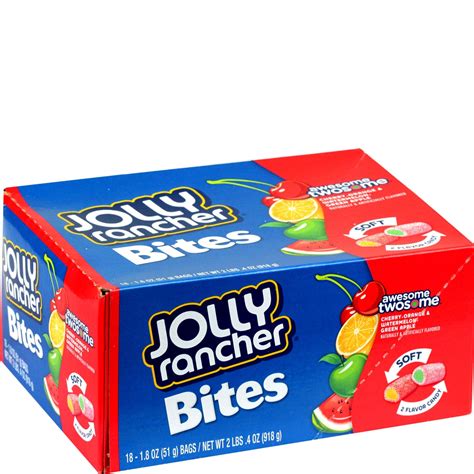Jolly Rancher Awesome Twosome Chews 18 Oz Bag 18ct Box • Candy