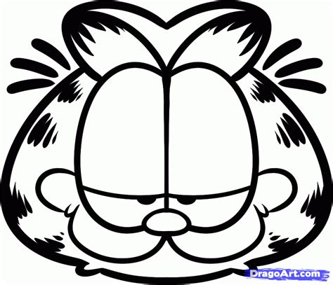 Garfield En 6 Pasos Dibujar Draw Odibujares Dibujos Images And Photos