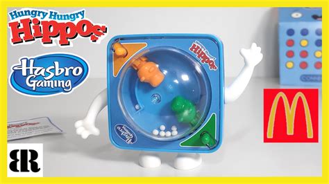 Hasbro Hungry Hungry Hippos 2021 Mcdonalds Happy Meal Toy Unboxing