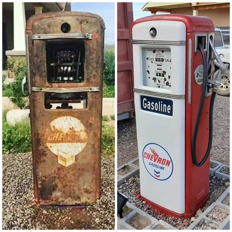 Been Working On This Old Gas Pump For 2 Years It Was Ny Late
