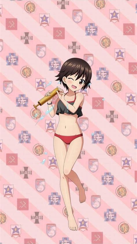 Image Noriko Bath Suit Upbystan Girls Und Panzer Wiki Fandom Powered By Wikia