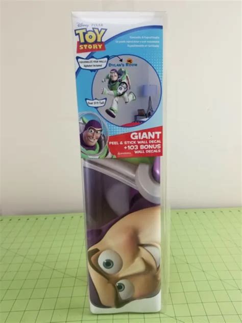 Disney Pixar Toy Story Pixar Giant Peel And Stick Wall Decal New 2399 Picclick