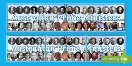 British Prime Ministers Since A Display Poster