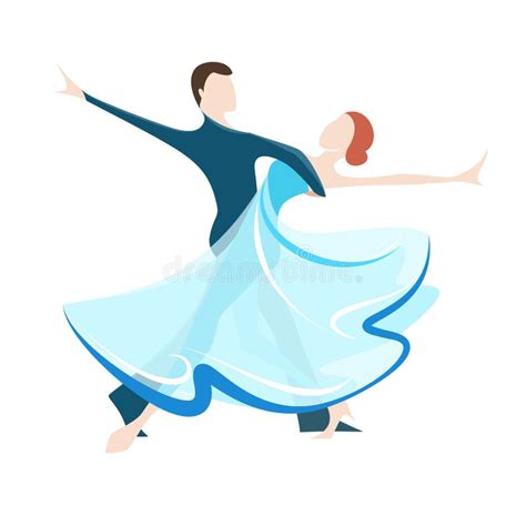 Dancing Pair Stock Vector Illustration Of Drawing Partner 28606770