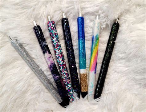 Custom Glitter Pen Glitter Ink Joy Pen Personalized T Etsy