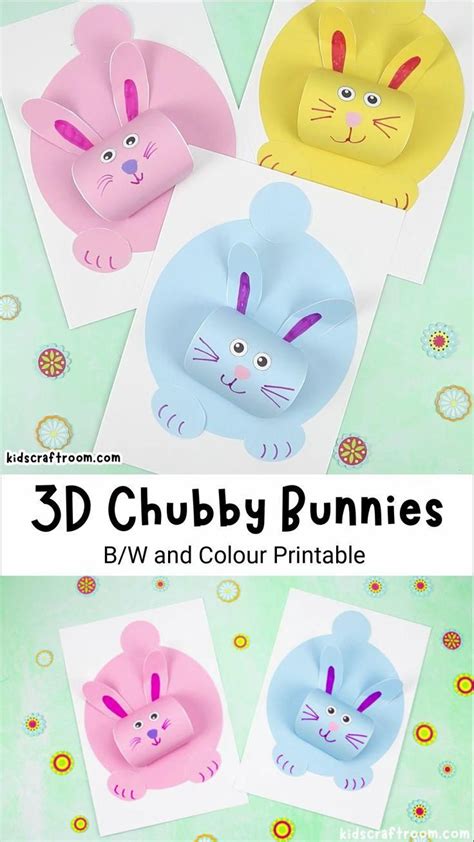 3d Chubby Bunny Craft Artofit