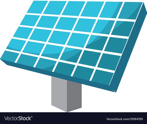 Solar Energy Element To Ecologycal Care Royalty Free Vector