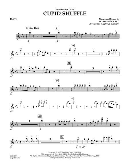 Cupid Shuffle Flute By Cupid Digital Sheet Music For Individual