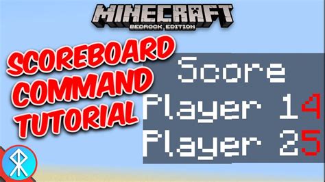 How To Use Scoreboard Command Bedrockmcpexbox Minecraft Youtube