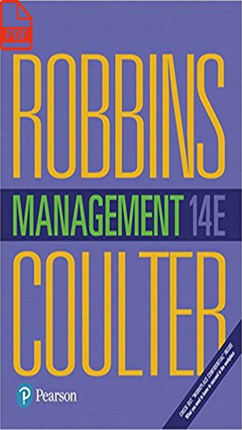 Management 14th Edition By Robbins Stephen Pcoulter Mary A 2017