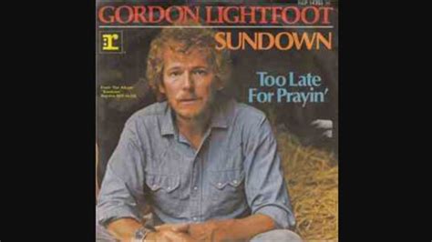 The Story Behind The Song Sundown By Gordon Lightfoot Rocking In The Norselands