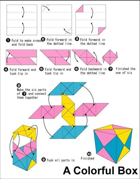How To Fold A Basic Sonobe Unit Make A Box Origami Cube Origami